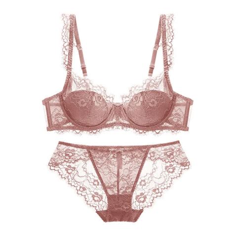 French Style Lace Lingerie Set Women S Ultra Thin Bra Breast Gathering Breathable Red Zodiac