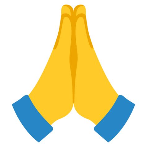 Сложенные руки эмодзи 🙏