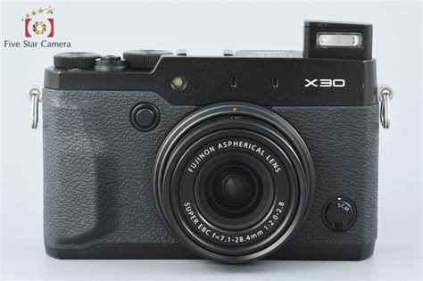 中古FUJIFILM 富士フイルム X30 ブラック コンパクトデジタルカメラ 中古カメラフィルムカメラを中心に取り揃えるファイブ