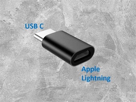 Adapter USB C auf Lightning in Metallhülle | Kaufen auf Ricardo