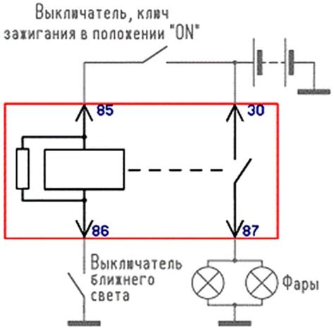 Плавное включение фар: схемы пуска ближнего и дальнего света