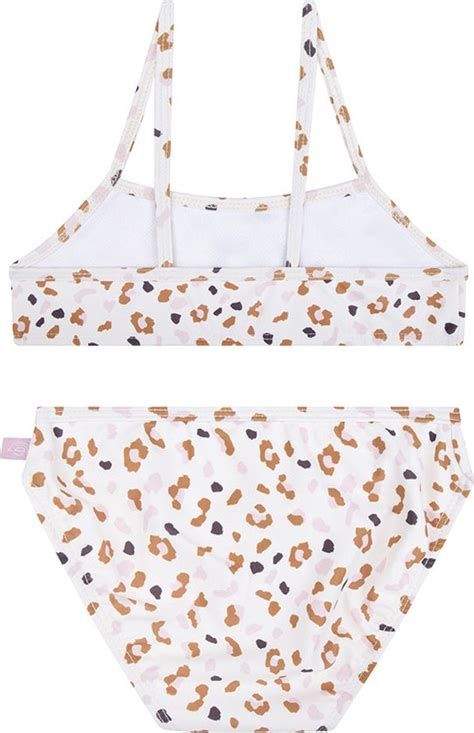 Swim Essentials Bikini Meisjes Zwemkleding Meisjes Kaki Panterprint Maat Bol