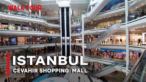 Turkey Istanbul Cevahir Shopping Mall Walking Tour October K