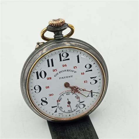 Roskopf Patent Pocket Watch NO RESERVE PRICE Homme Catawiki