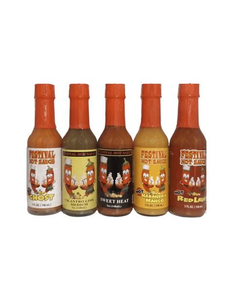 Gift Pack Of Festival Hot Sauce