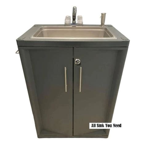 Portable Sink Handwashing Self Contained Hot Cold Water Basic All Sink You Need