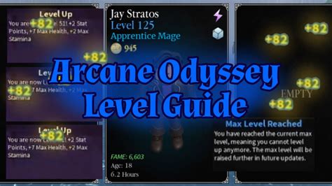 Arcane Odyssey Level Guide Youtube