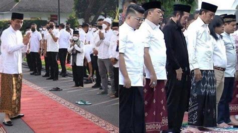 Presiden Jokowi Salat Idul Adha Di Istana Yogyakarta Lokasi Salad Ied