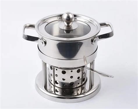 Stainless Steel Mini Pot Shabu Hot Pot Food Warmer Buy Mini Pot Shabu Hot Pot Food Warmer