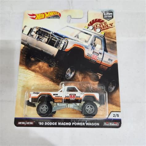 Hot Wheels Premium Desert Rally Dodge Macho Power Wagon Shopee Malaysia