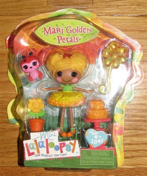Lalaloopsy Mini Mari Golden Petals Skirt Variant Doll Series 13 Flower