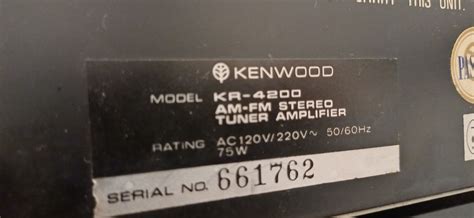 Kenwwood Kr4200 Japan Vintage Nowy Sącz • Olxpl