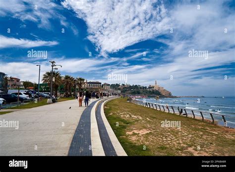 Old Town And Port Of Jaffa And Tel Aviv Walkside Tel Aviv City Israel
