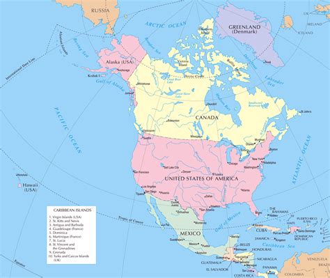 Maps of North America | Map Library | Maps of the World