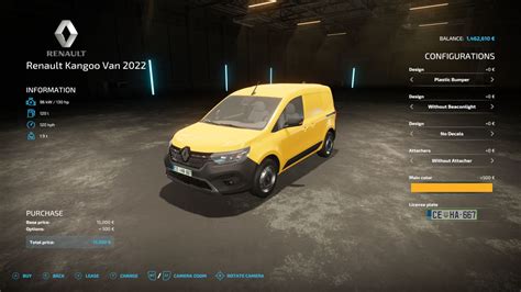 Renault Kangoo Van Fs Kingmods