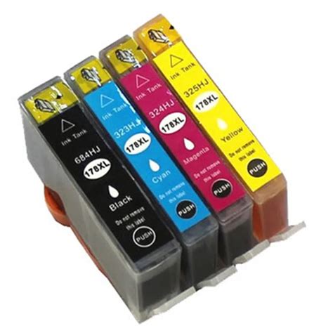 hisaint 2018 New For HP 178 178XL Standard Ink Print Cartridges Black ...