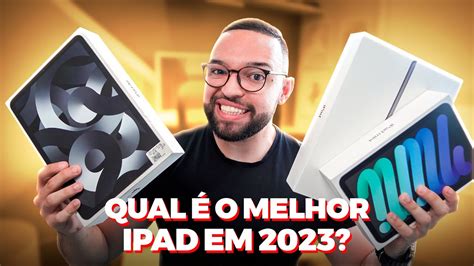 Qual é o MELHOR iPad pra comprar em 2023 YouTube