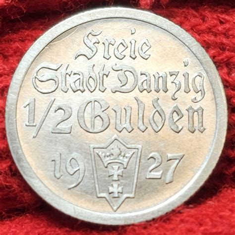 Danzig Freie Stadt Free City Gulden Silberm Nze