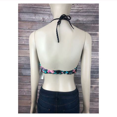 Sundazed Nixie Underwire Bra Sized Halter Bikini Top Size D Dd Msrp Ebay