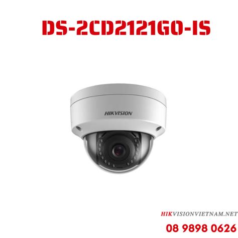 CAMERA IP DOME 2MP HỒNG NGOẠI 30M CÓ CỔNG AUDIO HIKVISION DS 2CD2121G0 IS