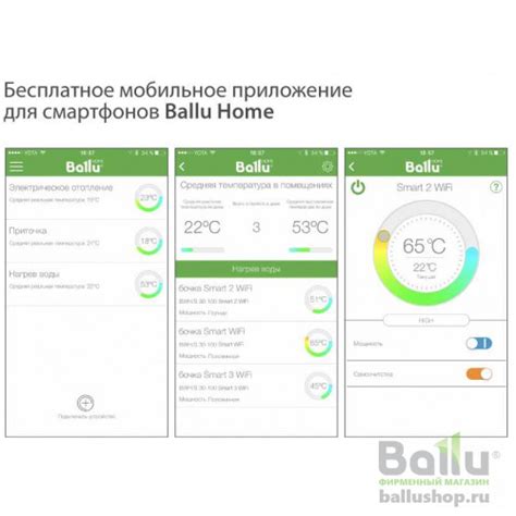 Водонагреватель Ballu BWH/S 30 Smart WiFi НС-1126988 - Серия SMART WiFi ...