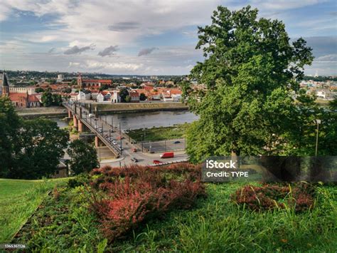 Kaunas Lithuania Stock Photo - Download Image Now - Architecture, City ...