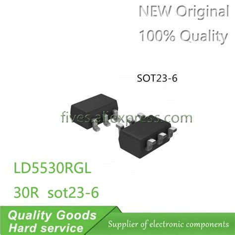 10 piezas LD5530RGL LD5530 30R SOT23 6 circuito integrado|Enrolador de ...