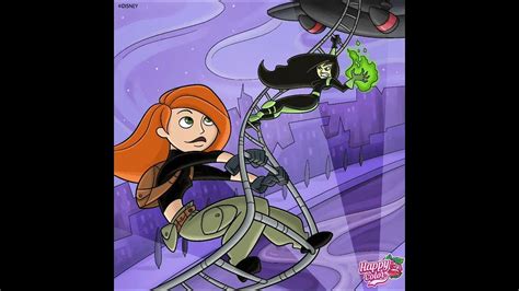 Happy Color Kim Possible Vs Shego Fight Scene From Disney Kim