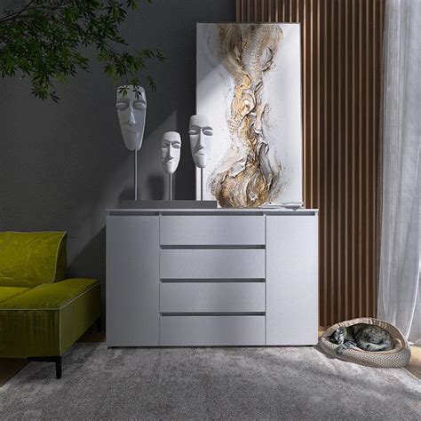 ᐉ Комод Эверест КЛ-4 Лайт телескопический 140х38х93 см Нимфея альба ...