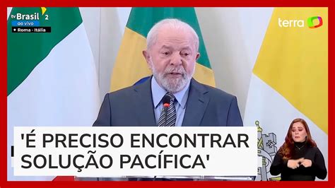 Lula revela que conversou muito papa Francisco sobre solução