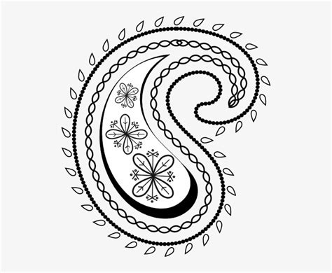 Bandana Pattern Art Paisley Design Clip Art Transparent Png 516x595