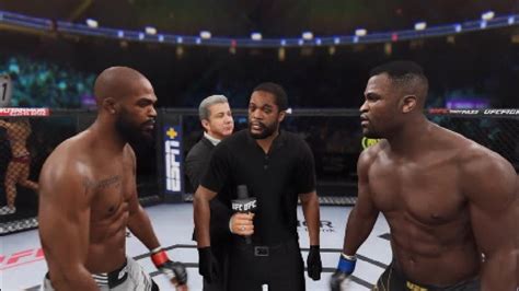 Ufc 4 Jon Jones Vs Francis Ngannou Full Fight Youtube