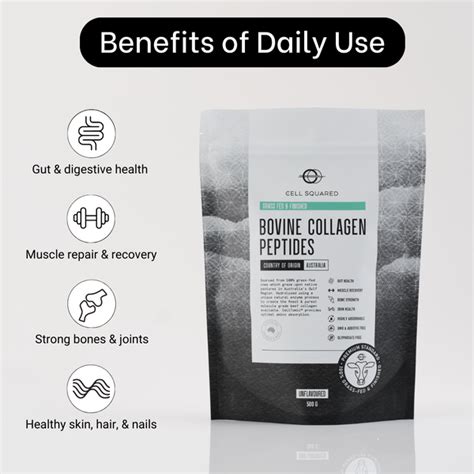 Grass Fed Bovine Beef Collagen Online Cell Squared Australia