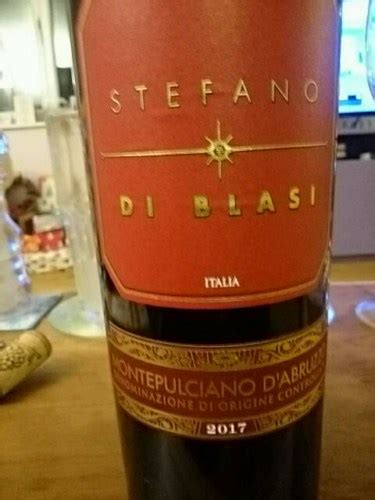 2017 Stefano Di Blasi Montepulciano D Abruzzo Vivino US