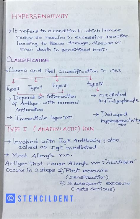Hypersensitivity Microbiology Notes