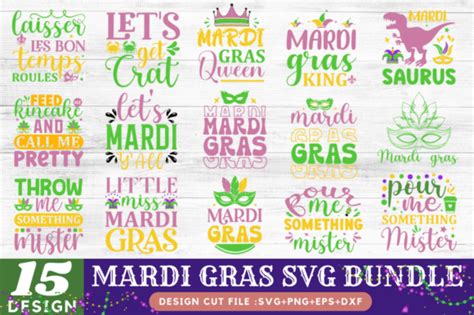 Mardi Gras Svg Bundle Graphic By Craftsvg Creative Fabrica