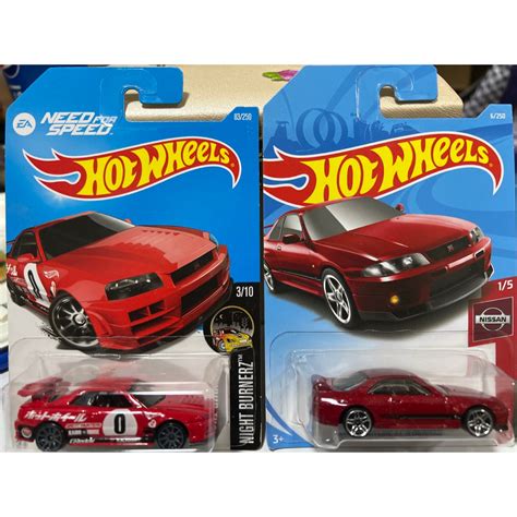 Hot wheels 風火輪日產天際線東瀛戰神 Nissan Skyline GT R R BCNR 蝦皮購物