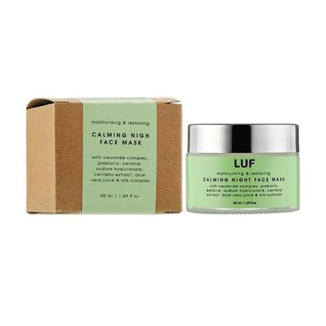 Заспокійлива нічна маска для обличчя Luff Calming Night Face Mask з ...