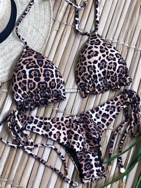 Nadruk Wz R Lamparta Bikini 2019 Biquini Maillot De Bain Femme Kobieta
