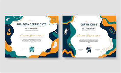 Premium Vector Simple And Creative Certificate Design Template