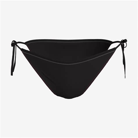 Tommy Hilfiger Cheeky String Side Tie Kadın Siyah Bikini Altı KADIN Mayo Bikini SuperStep