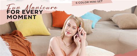 Modelones Jelly Nail Polish Of Colors Sheer Nude Mini Nail Polish Set Natural Jelly Red Pink