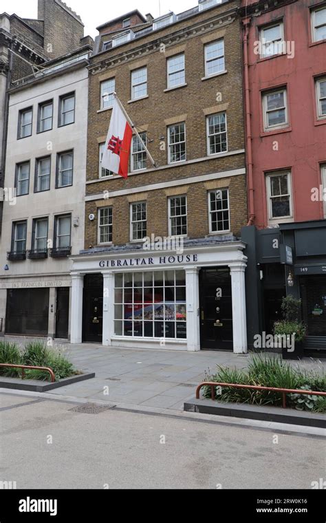 Exterior Of Gibraltar House The Strand London Uk September 2023 Stock
