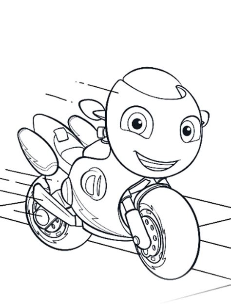 Ricky Zoom Ricky Coloring Page Funny Coloring Pages