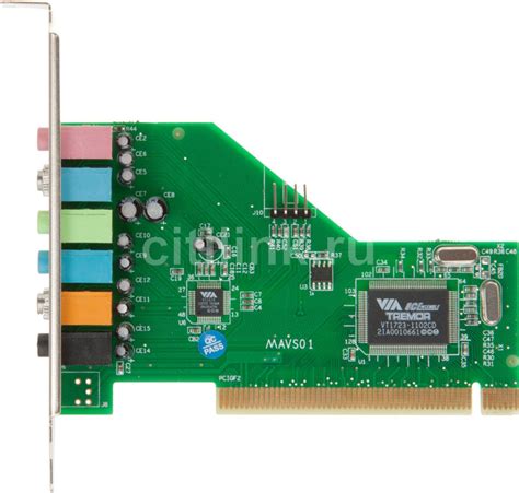Звуковая карта PCI VIA Tremor VT1723 - купить в Ситилинк | 79550