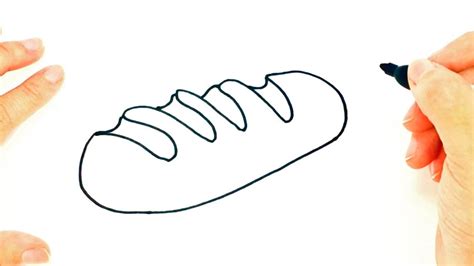 How To Draw A Bread Bread Easy Draw Tutorial Youtube