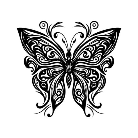 4,776 Butterfly Tattoo Tribal Style Images, Stock Photos, 3D objects ...