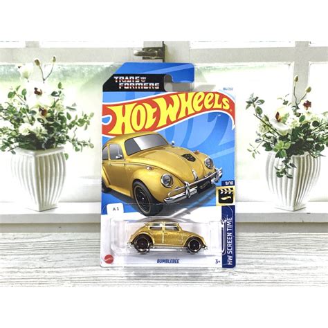 HOT WHEELS HOTWHEELS 風火輪大黃蜂黃金變形金剛壓鑄風火輪 蝦皮購物