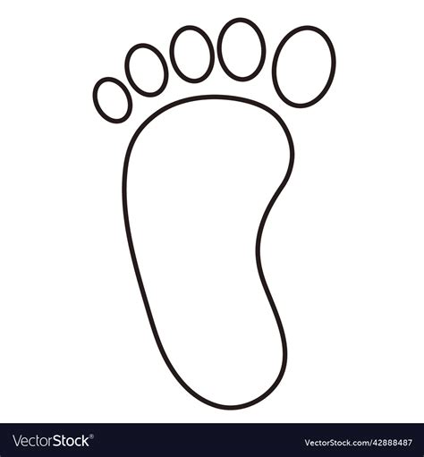 Bottom Of Foot Outline