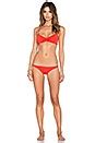 Vitamin A Gemma Bralette Bikini In Vermillion REVOLVE